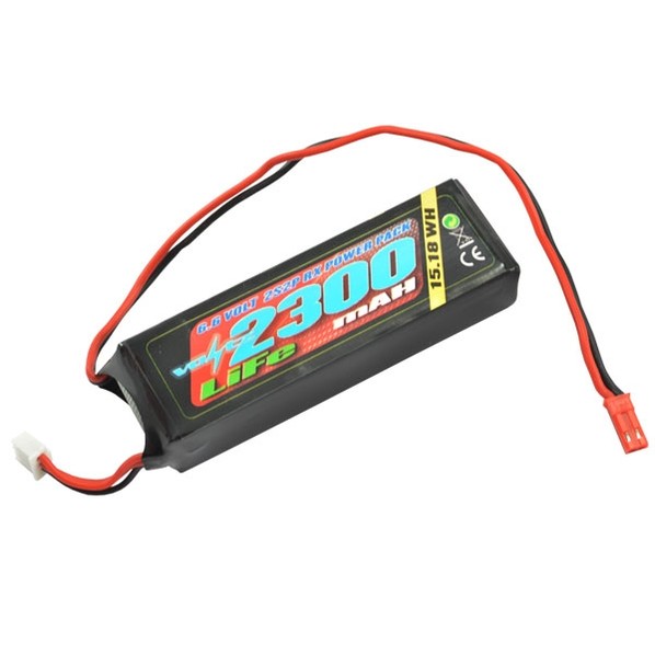 VZ0260 VOLTZ 2300MAH 2S 6.6V RX LIFE STRAIGHT BATTERY