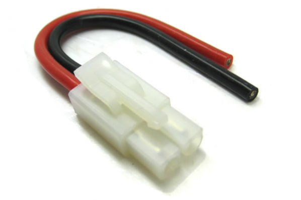 Male Balance Connector with 10cm 14AWG Silicone Wire