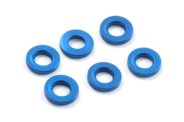 M3 Flat Washers - Blue