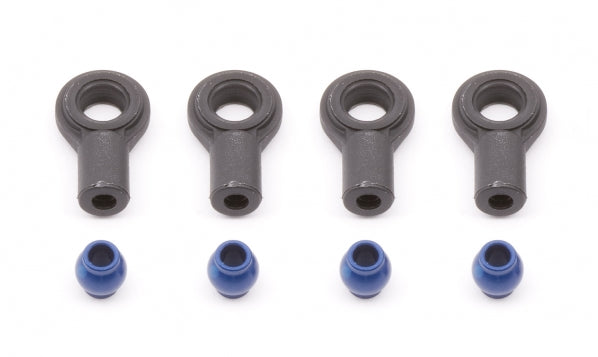 AS1777 Blue Aluminum Shock Pivot Ball with Eyelet
