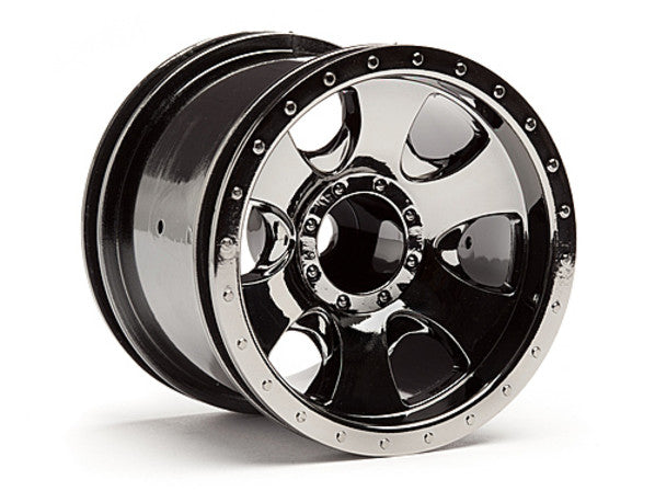 HPI-105280 - Warlock Wheel Black Chrome (2.2 in 2 Pcs)