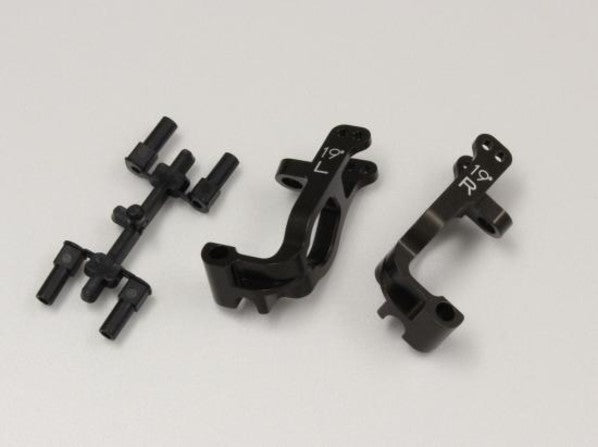 K.IFW461 - KYOSHO FRONT HUB CARRIER SET INFERNO MP9 (19DEG) ALUMINIUM