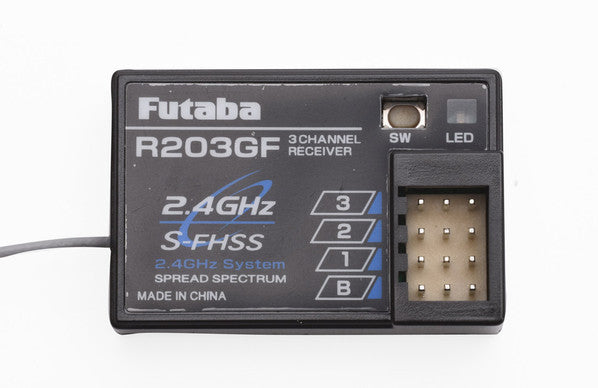 P-CB3PV - Futaba T3PV - 3-Channel Combo 2.4G T-FHSS (Dry) & R203GF