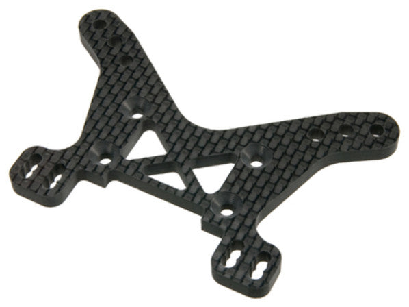 TD330002 SHOCK TOWER CARBON FIBRE: FRONT (4MM 1PC)