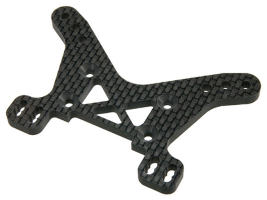 TD330002  SHOCK TOWER CARBON FIBRE: FRONT (4MM 1PC)