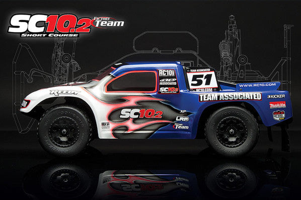 AS7038 TEAM ASSOCIATED SC10.2 FACTORY TEAM KIT