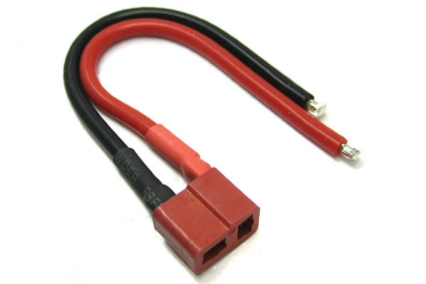 Etronix Female Deans Connector with 10cm 14AWG Silicone Wire