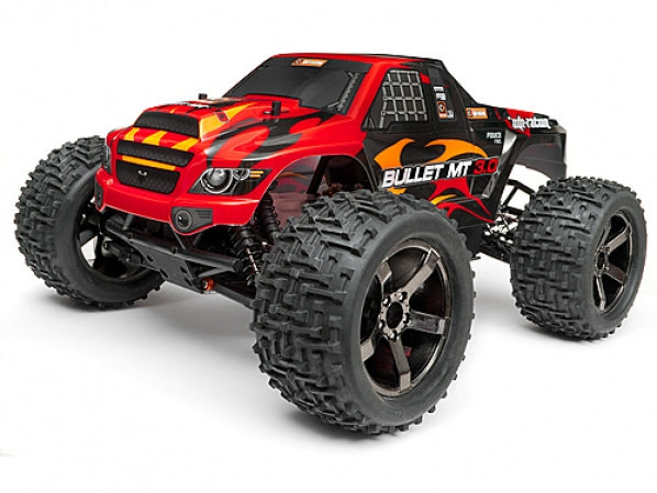 Bullet MT Clear body with Nitro/Flux Decal sheets (Hex)