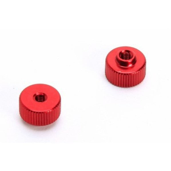 PR66480046 - PR Racing Battery Retaining Nut (Red) (2pcs)