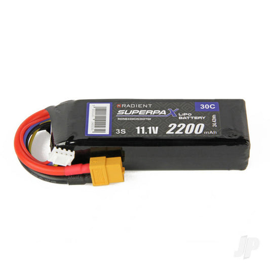 RDNB22003S30  LiPo 3S 2200mAh 11.1V 30C plug to suit