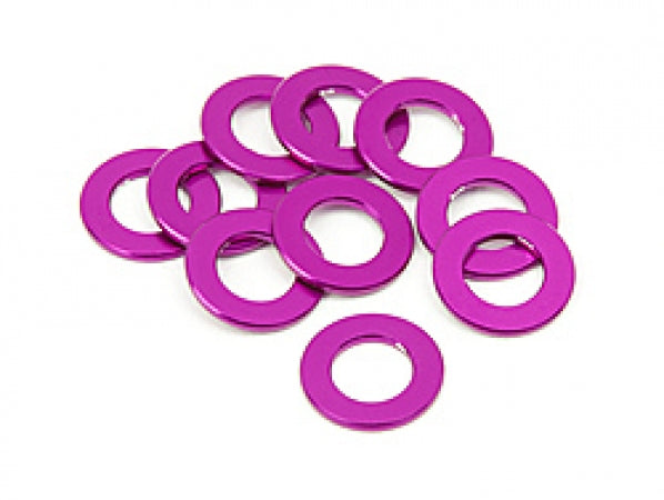 #Z813 ALUMINIUM WASHER 3 X 6 X 0.5MM (PURPLE/10 PCS)