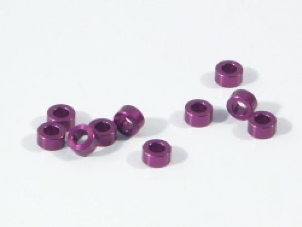 #Z819 ALUMINIUM WASHER 3 X 6 X 3.0MM (PURPLE/10 PCS)