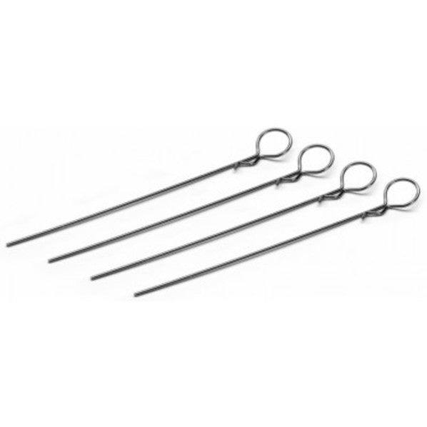 203000098 - Ansmann Body Clips Long Silver - (4pcs)