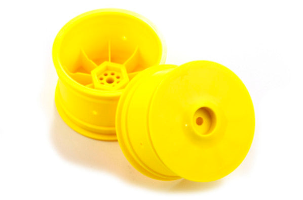 TD510017 WHEEL RIM REAR: 14MM HEX YELLOW (2PCS)