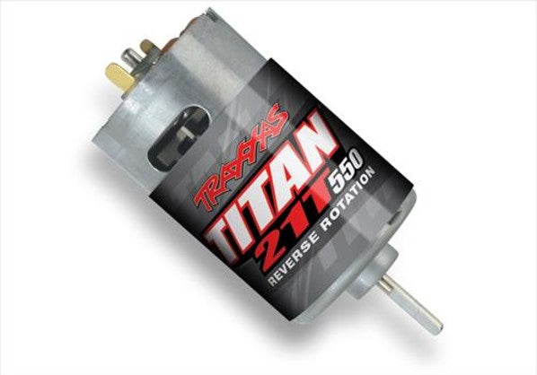 Z-TRX3975R - Motor, Titan 550, reverse rotation (21-turns/ 14 volts)