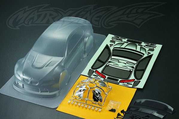 PC201207 Matrixline M3 Clear Body 190MM W/Accesories