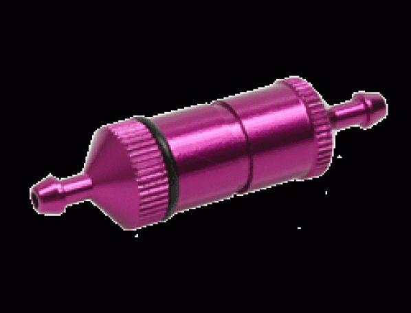 U2851 - Fuel Filter; Purple Alloy+Sintered Filter