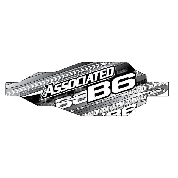 RCS-CS-AEB6 - RCS Chassis Skin - 2 sheets (Associated B6 or B6D)