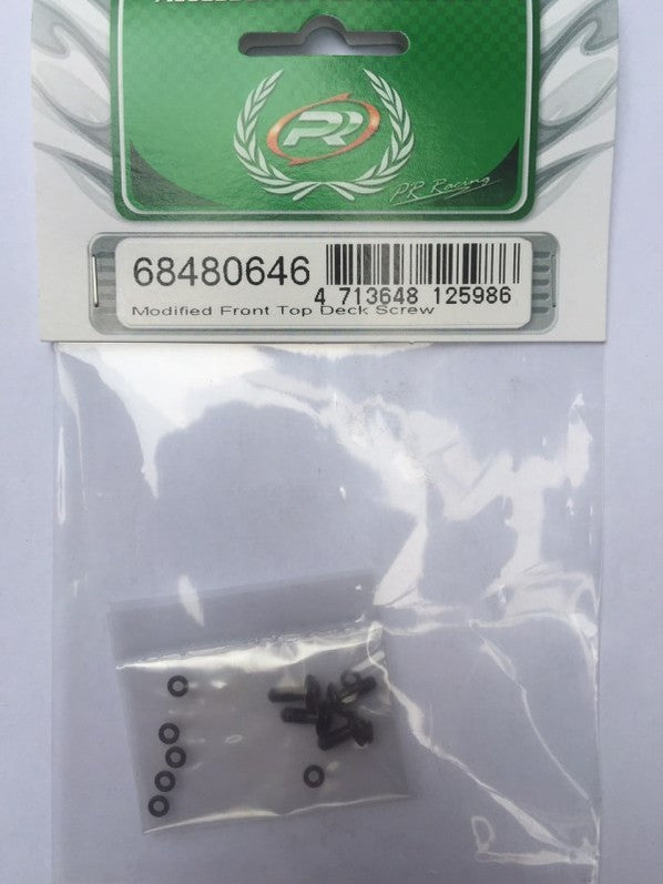 PR68480646 - PR Racing Modified Front Top Deck Screw Set