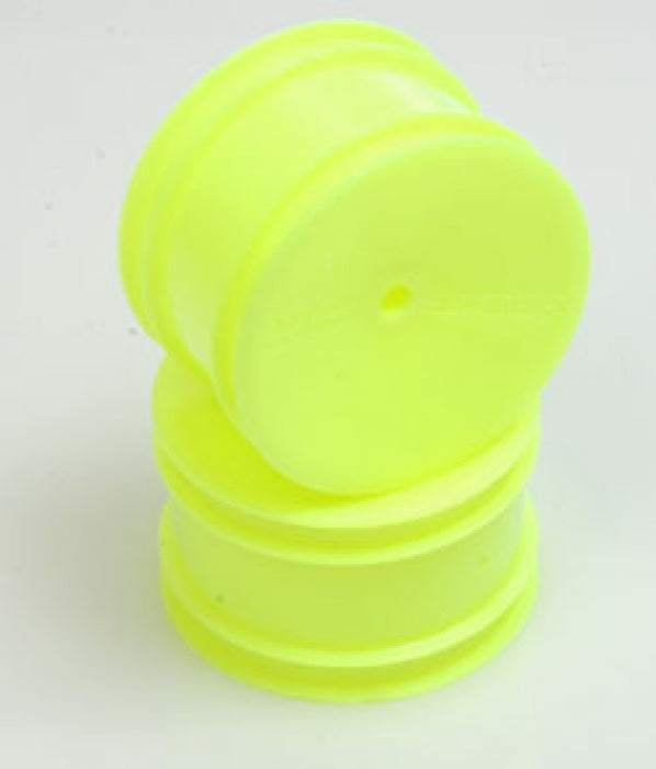 U3406 - Schumacher Wheel; Rear Fluro Yellow - 2WD/4WD pr