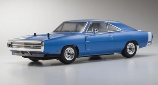 K.34052T1  FAZER VEI DODGE CHARGER 1970 BLUE (KT231P/BATT-CHARG)