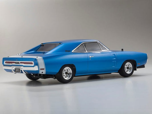 K.34052T1  FAZER VEI DODGE CHARGER 1970 BLUE (KT231P/BATT-CHARG)