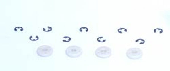 A5043 Shock Pistons #60, Natural (4)