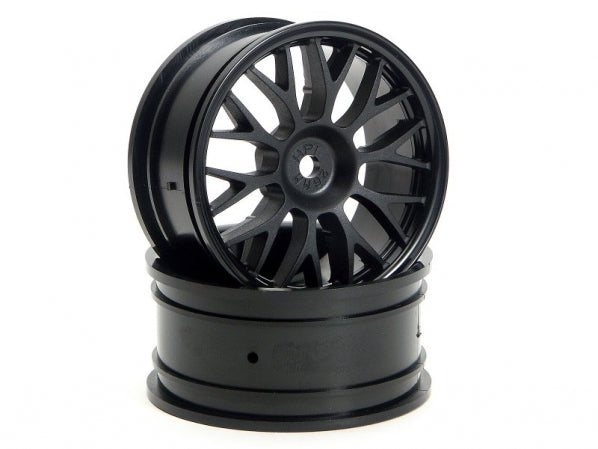 MESH WHEEL 26mm BLACK (1mm OFFSET)