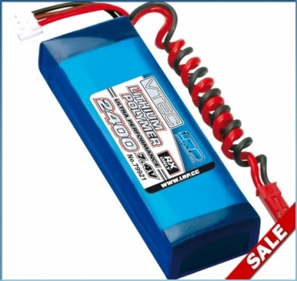LRP79921 LiPo RX-Pack 2/3A Straight 2400 - 7.4v
