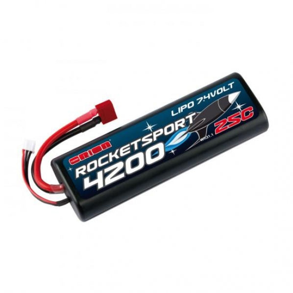 ORI14165 Orion Rocket Sport 4200 LiPo 25C 7.4V (Deans)