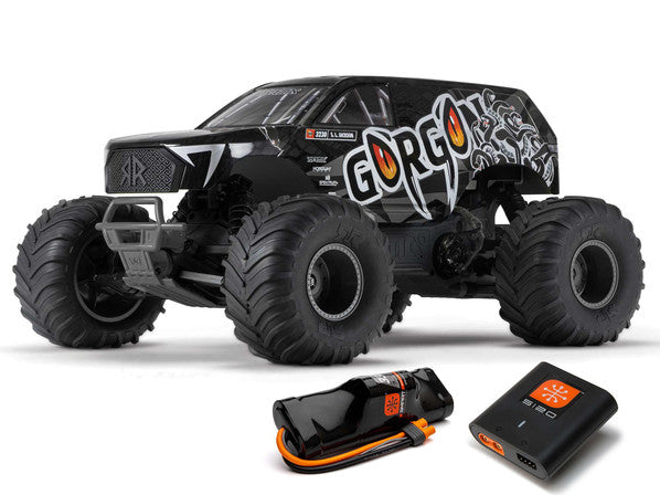 1/10 GORGON MEGA 550 2WD MT RTA Kit w/Batt & Chg GunmetalC-ARA3230SKT1