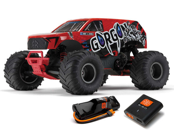 1/10 GORGON MEGA 550 2WD MT with Battery & Charger RedC-ARA3230ST2