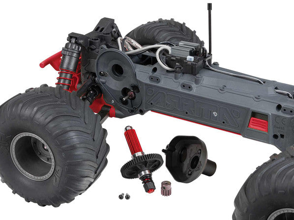 1/10 GORGON MEGA 550 2WD MT with Battery & Charger RedC-ARA3230ST2