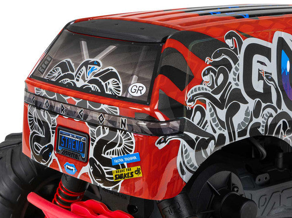 1/10 GORGON MEGA 550 2WD MT with Battery & Charger RedC-ARA3230ST2