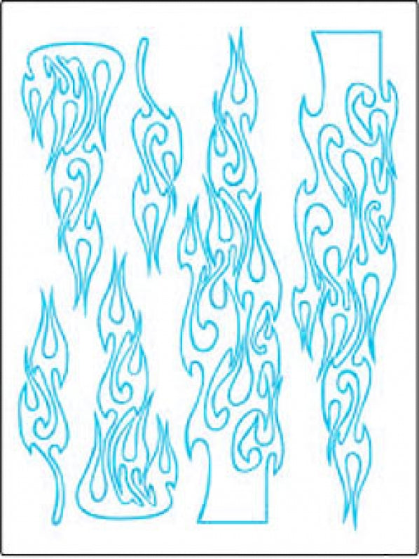 Tribal Flame Design Mask