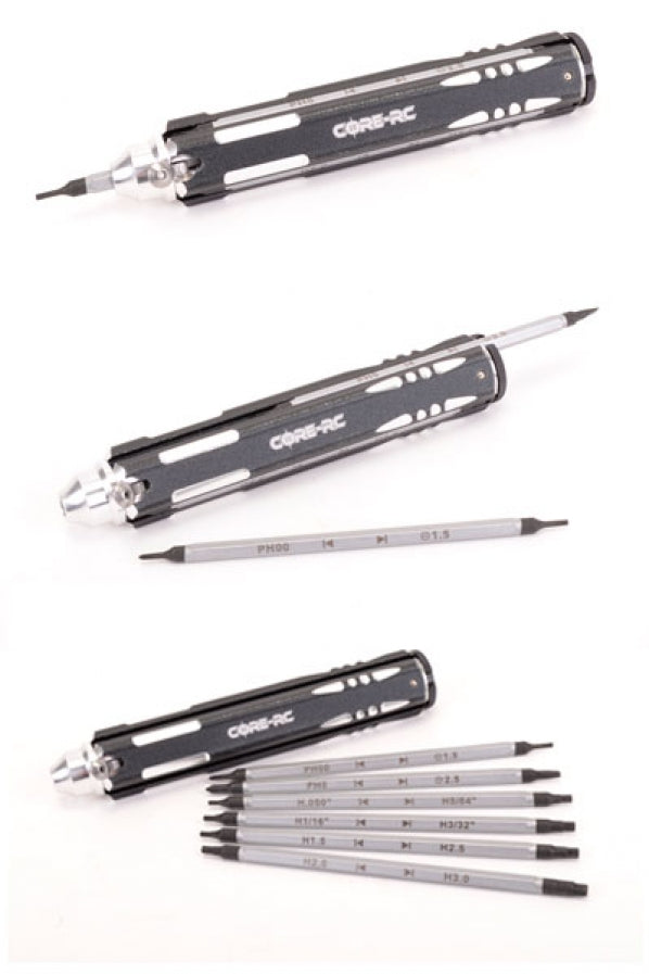 Multi Driver Tool-hex, flat blade, Philips, 12 tip