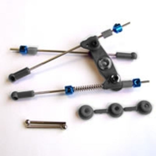 FAST440BK  FASTRAX PRE-ASSEMBLED THROTTLE/BRAKE LINKAGE SET BLACK
