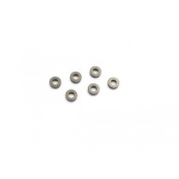 K.W0142GM 2MM ANODIZED WASHER (6) - GUN METAL
