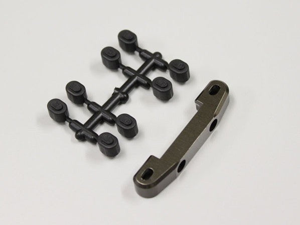 K.UMW707 SUSPENSION HOLDER RB6 (RR-MID) ALUMINIUM - GUN METAL