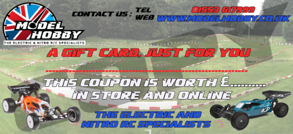 Model Hobby Gift Card - Varied Prices