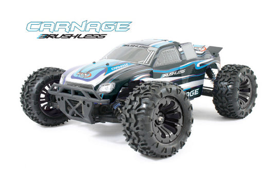 FTX5543 FTX CARNAGE 1/10 BRUSHLESS TRUCK 4WD RTR W/LIPO & CHARGER