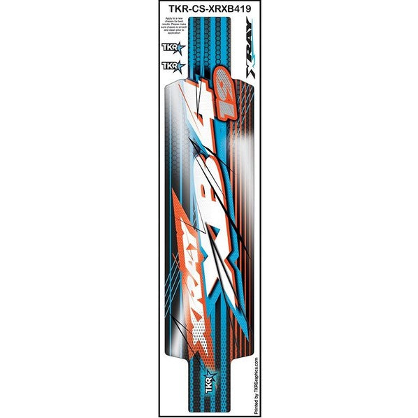 TKR-CS-XRXB419 - TKR Custom Chassis skin – 1 pc (Xray XB4'19)