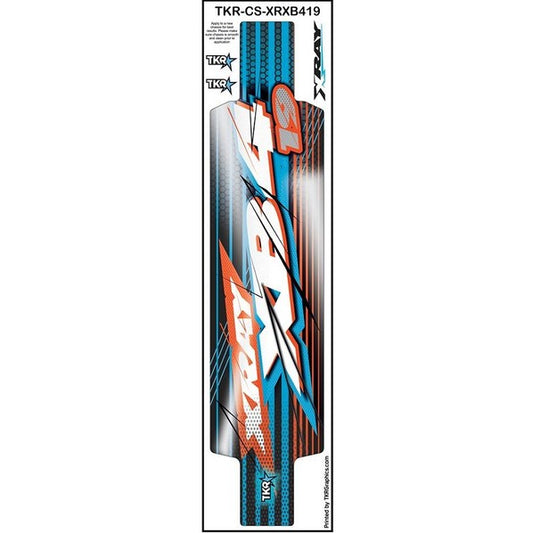 TKR-CS-XRXB419 - TKR Custom Chassis skin – 1 pc (Xray XB4'19)