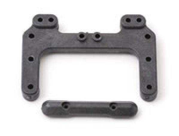 AS9565 B4 Rr Chassis Brace, Fr Hinge Pin Brace, Carbon