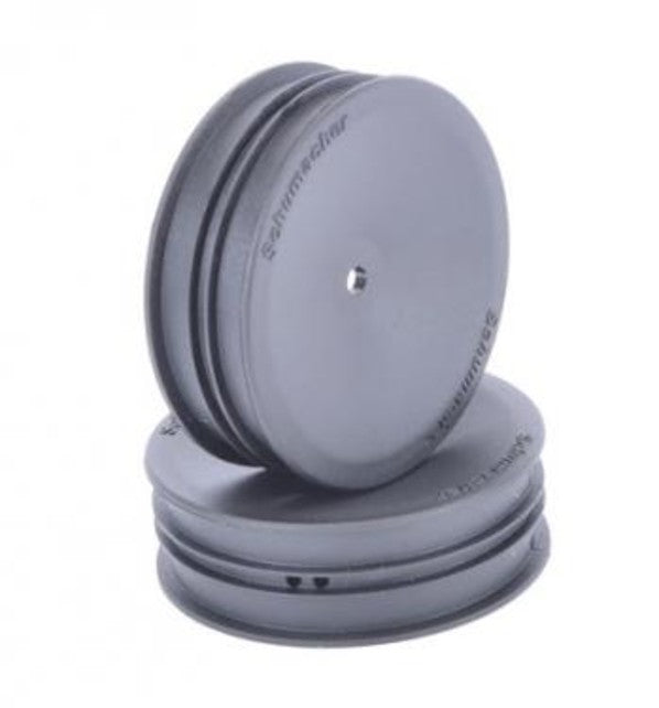 U4660 - Schumacher Slim 2WD Front Hex Wheel - Black