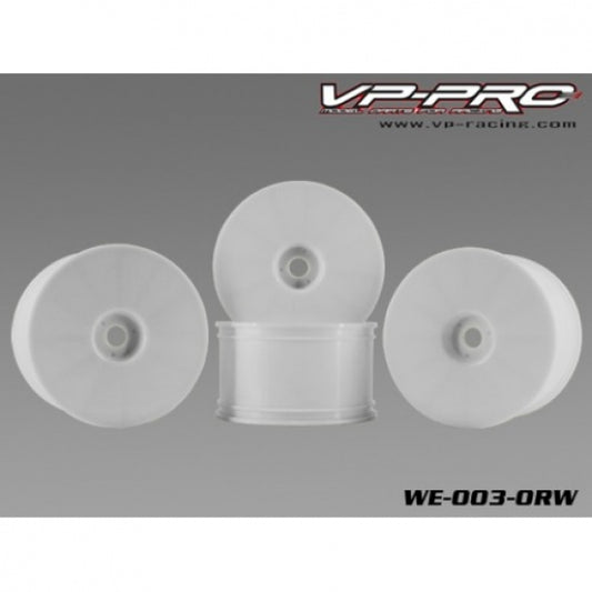 Plastic 1/2 Offset Truggy Wheels (White)