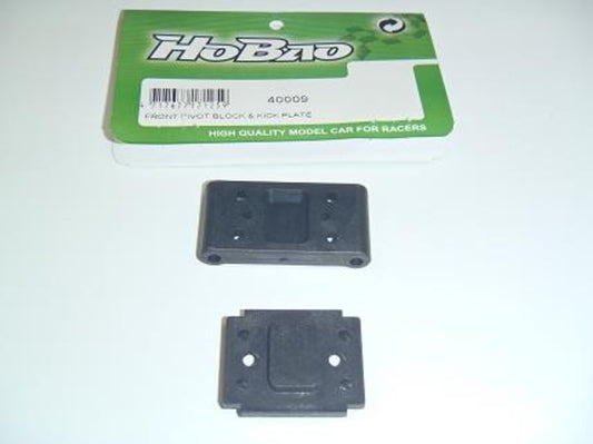 H40009  HOBAO H2 FRONT PIVOT BLOCK & KICK PLATE
