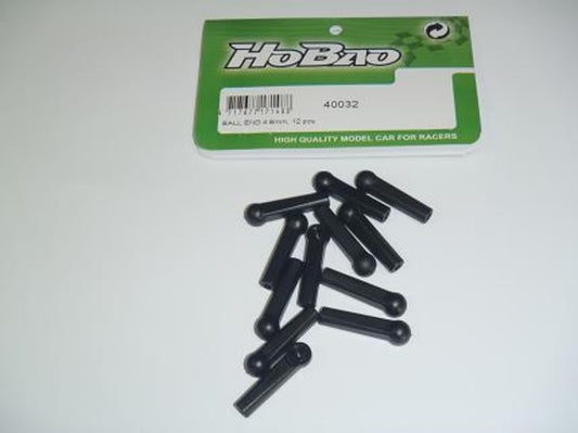 H40032  HOBAO H2 BALL END 4.8MM (12)