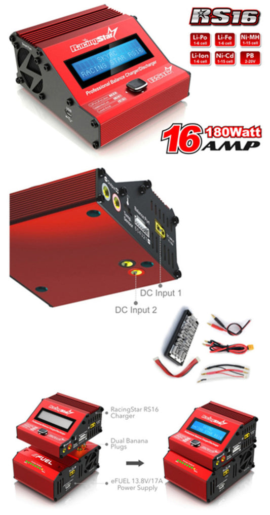 SK-100078-01  SKY RC RS16 - 180W 16A DC Charger