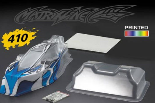 PC201007A  MatrixLine 410 Half Painted Bodyshell With Wing